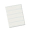 Ruled Newsprint Paper, 3/8" Short Rule, 8.5 X 11, 500/pack