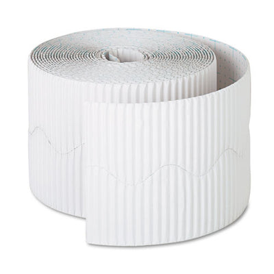 Bordette Decorative Border, 2.25" X 50 Ft Roll, White