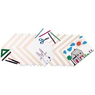 Medium Weight Tagboard, 18 X 24, White, 100/pack