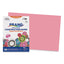 Sunworks Construction Paper, 50 Lb Text Weight, 12 X 18, Pink, 50/pack
