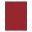 Sunworks Construction Paper, 50 Lb Text Weight, 9 X 12, Holiday Red, 50/pack