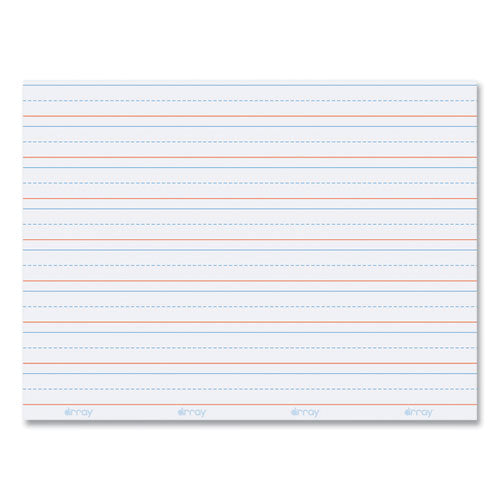 Gowrite! Dry Erase Learning Boards, 8.25 X 11, White Surface, 5/pack