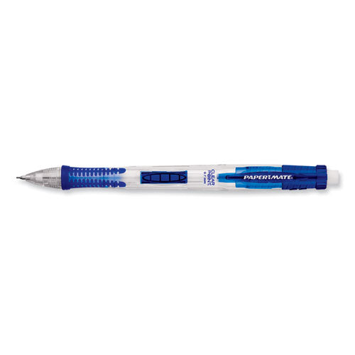 Clear Point Mechanical Pencil, 0.7 Mm, Hb (#2.5), Black Lead, Blue Barrel