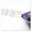 Dryline Correction Tape, Non-refillable, Green/purple Applicators, 0.17" X 472", 2/pack