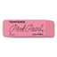 Pink Pearl Eraser, For Pencil Marks, Rectangular Block, Medium, Pink, 24/box