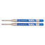 Refill For Parker Retractable Gel Ink Roller Ball Pens, Medium Conical Tip, Blue Ink, 2/pack