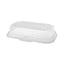 Ops Dome-style Lid, 17s Shallow Dome, 8.3 X 4.8 X 1.5, Clear, Plastic, 252/carton