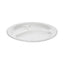 Placesetter Deluxe Laminated Foam Dinnerware, 3-compartment Plate, 8.88" Dia, White, 500/carton