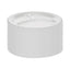 Placesetter Deluxe Laminated Foam Dinnerware, 3-compartment Plate, 8.88" Dia, White, 500/carton