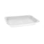 Meat Tray, #2, 8.38 X 5.88 X 1.21, White, Foam, 500/carton