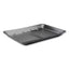 Supermarket Tray, #2, 8.38 X 5.88 X 0.69, Black, Foam, 500/carton