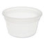 Newspring Delitainer Microwavable Container, 12 Oz, 4.55 X 4.55 X 2.45, Clear, Plastic, 480/carton