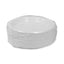Meadoware Impact Plastic Dinnerware, Plate, 10.25" Dia, White, 500/carton