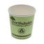 Earthchoice Compostable Soup Cup Large, 16 Oz, 3.63" Diameter X 3.88"h, Green, Paper, 500/carton