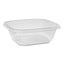 Earthchoice Square Recycled Bowl, 24 Oz, 7 X 7 X 1.52, Black, Plastic, 300/carton