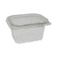 Earthchoice Tamper Evident Recycled Hinged Lid Deli Container, 16 Oz, 5.38 X 4.5 X 2.63, Clear, Plastic, 304/carton
