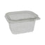 Earthchoice Tamper Evident Recycled Hinged Lid Deli Container, 16 Oz, 5.38 X 4.5 X 2.63, Clear, Plastic, 304/carton