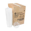 Clearview Dome-style Lid With Tabs, Fluted, 8.88 X 8.88 X 0.75, Clear, Plastic, 504/carton