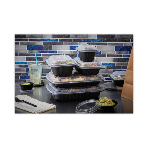 Earthchoice Entree2go Takeout Container Vented Lid, 5.65 X 4.25 X 0.93, Clear, Plastic, 600/carton