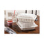 Earthchoice Vented Microwavable Mfpp Hinged Lid Container, 9 X 6 X 2.75, White, Plastic, 170/carton