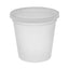 Newspring Delitainer Microwavable Container, 24 Oz, 4.55 X 4.55 X 4.35, Clear, Plastic, 240/carton