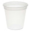 Newspring Delitainer Microwavable Container, 24 Oz, 4.55 X 4.55 X 4.35, Clear, Plastic, 480/carton