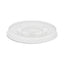 Plastic Portion Cup Lid, Fits 0.5 Oz To 1 Oz Cups, Clear, 100/sleeve, 25 Sleeves/carton