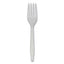 Meadoware Cutlery, Soup Spoon, Medium Heavy Weight, Black, 1,000/carton