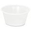 Plastic Portion Cup, 2 Oz, Black, 200/bag, 12 Bags/carton