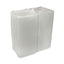 Vented Foam Hinged Lid Container, Dual Tab Lock, 3-compartment, 9.13 X 9 X 3.25, White, 150/carton