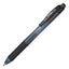 Energel-x Gel Pen, Retractable, Medium 0.7 Mm, Black Ink, Black Barrel, 24/pack