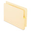 Manila Drop Front Shelf File Pockets With Rip-proof-tape Gusset Top, 3.5" Expansion, Letter Size, Manila, 25/box