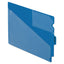 Colored Poly Out Guides With Center Tab, 1/3-cut End Tab, Out, 8.5 X 11, Blue, 50/box