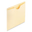 Manila Reinforced File Jackets, 2-ply Straight Tab, Legal Size, Manila, 100/box