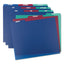 Poly Top Tab File Guides, 1/3-cut Top Tab, January To December, 8.5 X 11, Assorted Colors, 12/set