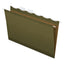 Ready-tab Colored Reinforced Hanging Folders, Legal Size, 1/6-cut Tabs, Assorted Colors, 25/box