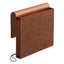 Premium Reinforced Expanding Wallet, 5.25" Expansion, 1 Section, Elastic Cord Closure, Letter Size, Red Fiber