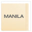 Smartshield End Tab File Folders, Straight Tabs, Letter Size, Manila, 75/box