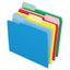 Colored File Folders, 1/3-cut Tabs: Assorted, Letter Size, Assorted Colors, 24/pack