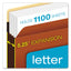 Heavy-duty File Pockets, 5.25" Expansion, Letter Size, Redrope, 10/box