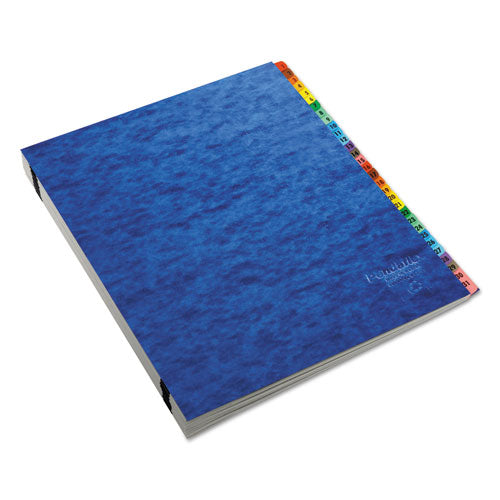 Expanding Desk File, 20 Dividers, Alpha Index, Letter Size, Dark Blue Cover