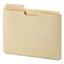 File Folder Pocket, 0.75" Expansion, Letter Size, Manila, 10/pack
