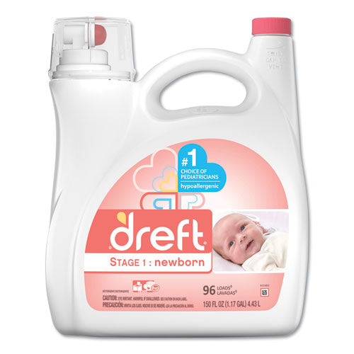 Ultra Laundry Detergent, Baby Powder Scent, 165 Oz Bottle, 4/carton