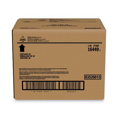 Magic Eraser Extra Durable, 4.6 X 2.4, 0.7" Thick, White, 30/carton
