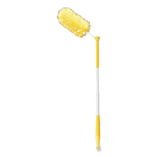 Heavy Duty Dusters With Extendable Handle, Plastic Handle Extends To 3 Ft, 1 Handle And 3 Dusters/kit, 6 Kits/carton