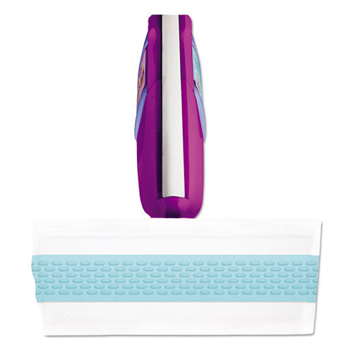 Wetjet Mop, 11 X 5 White Cloth Head, 46" Purple/silver Aluminum/plastic Handle, 2/carton