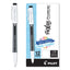 Frixion Fineliner Erasable Porous Point Pen, Stick, Fine 0.6 Mm, Black Ink, Black Barrel, Dozen