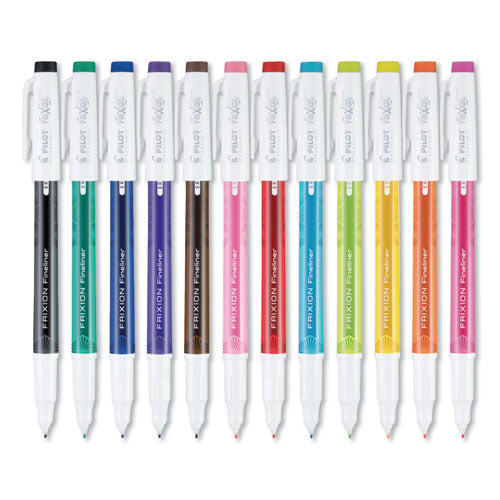 Frixion Fineliner Erasable Porous Point Pen, Stick, Fine 0.6 Mm, Assorted Ink And Barrel Colors, 72/pack