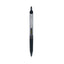 Precise V10rt Roller Ball Pen, Retractable, Bold 1 Mm, Black Ink, Black Barrel, Dozen