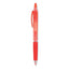 Precise Gel Begreen Gel Pen, Retractable, Fine 0.7 Mm, Red Ink, Red Barrel, Dozen